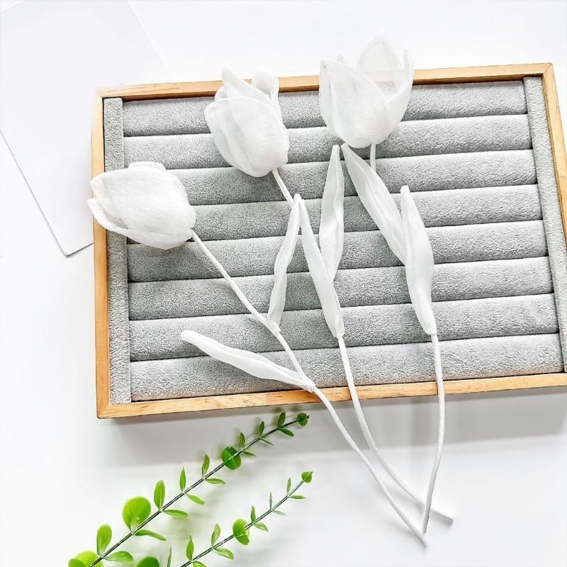Applique Patch Flower - 652F Fabric Flower Applique Flower Sewing