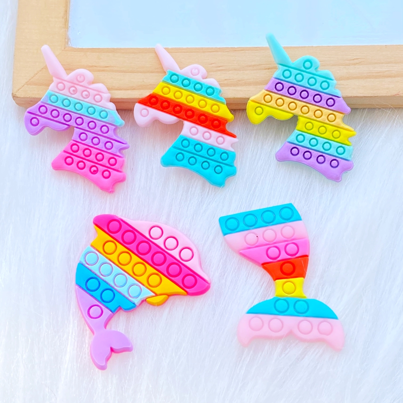 20Pcs New Cute Fishtail Unicor - مراجعة Embellishment Glue Craft وسعره