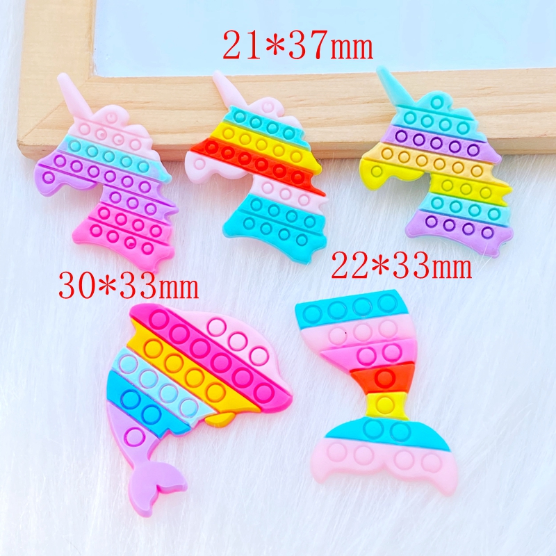 20Pcs New Cute Fishtail Unicor - مراجعة Embellishment Glue Craft وسعره