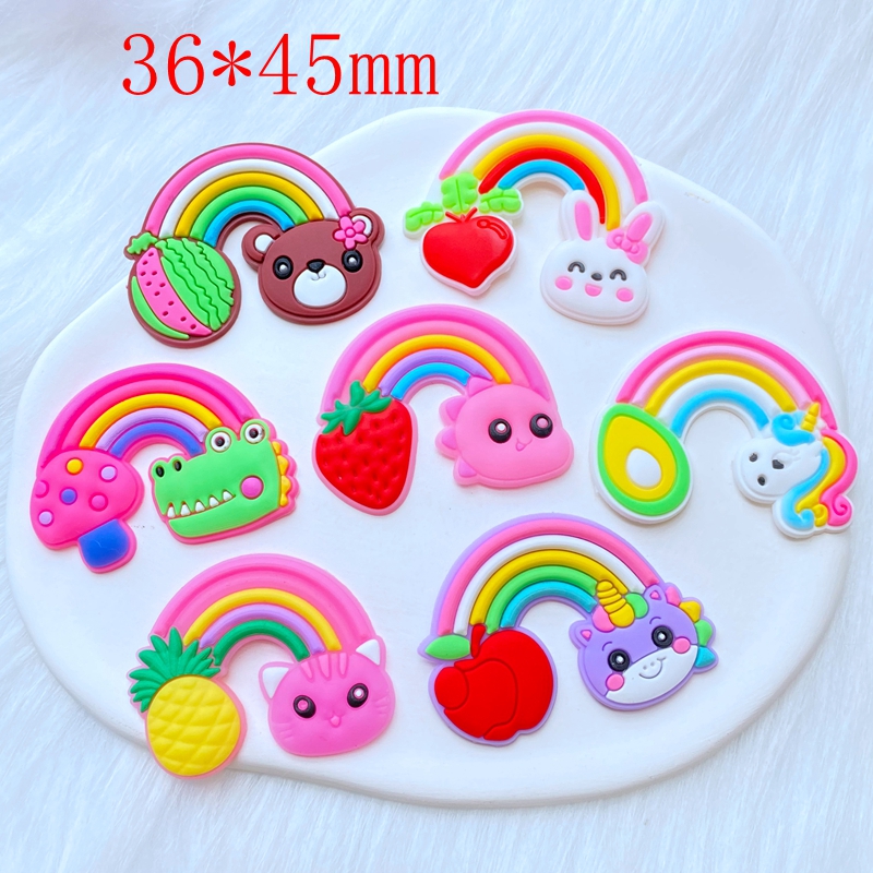 10Pcs New Cute Fruit Animal Ra - مراجعة Embellishment Glue Craft وسعره
