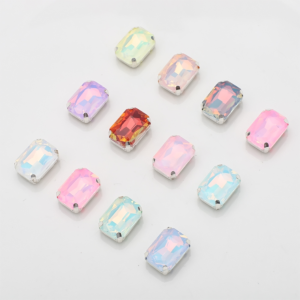 10 Pcs 10x14mm Sew On Rhinesto - مراجعة Sew On Rhinestone وسعره