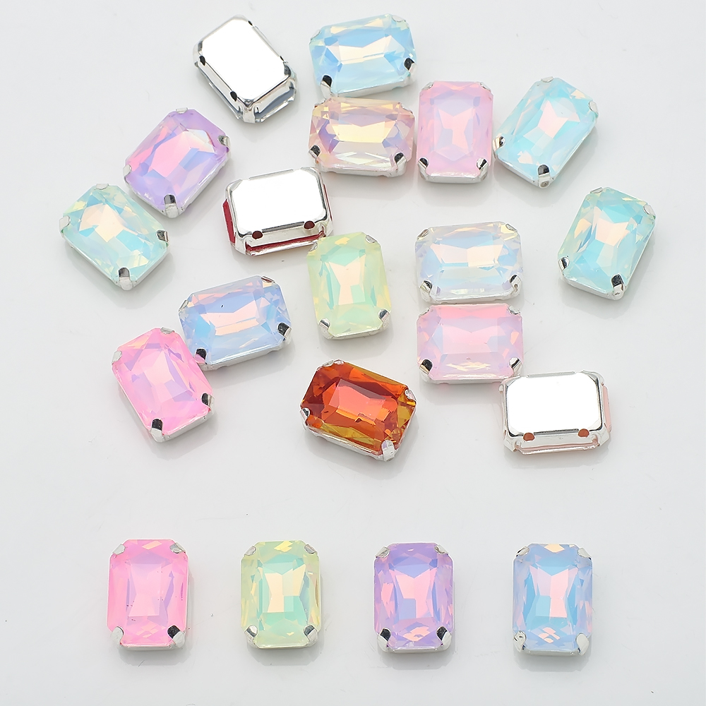 10 Pcs 10x14mm Sew On Rhinesto - مراجعة Sew On Rhinestone وسعره