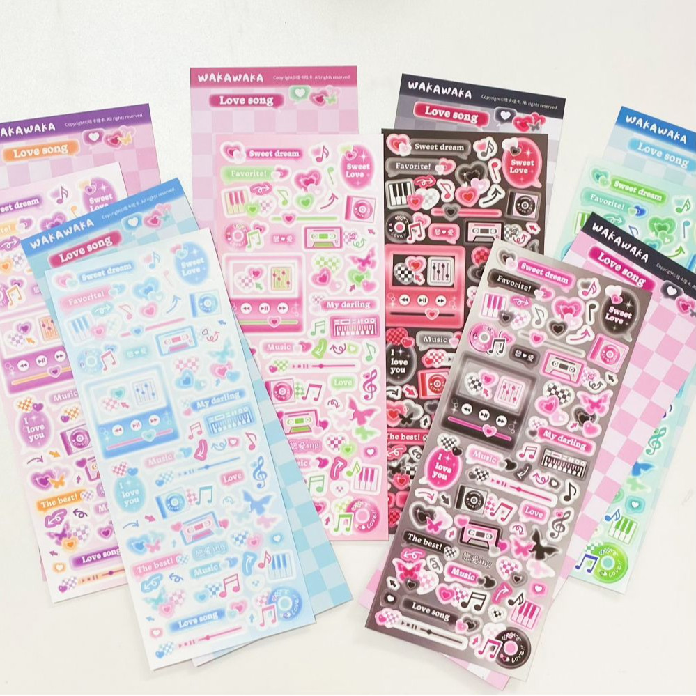 SCRAPBOOK Music Decorative STI - مراجعة Glitter Vinyl Roll وسعره