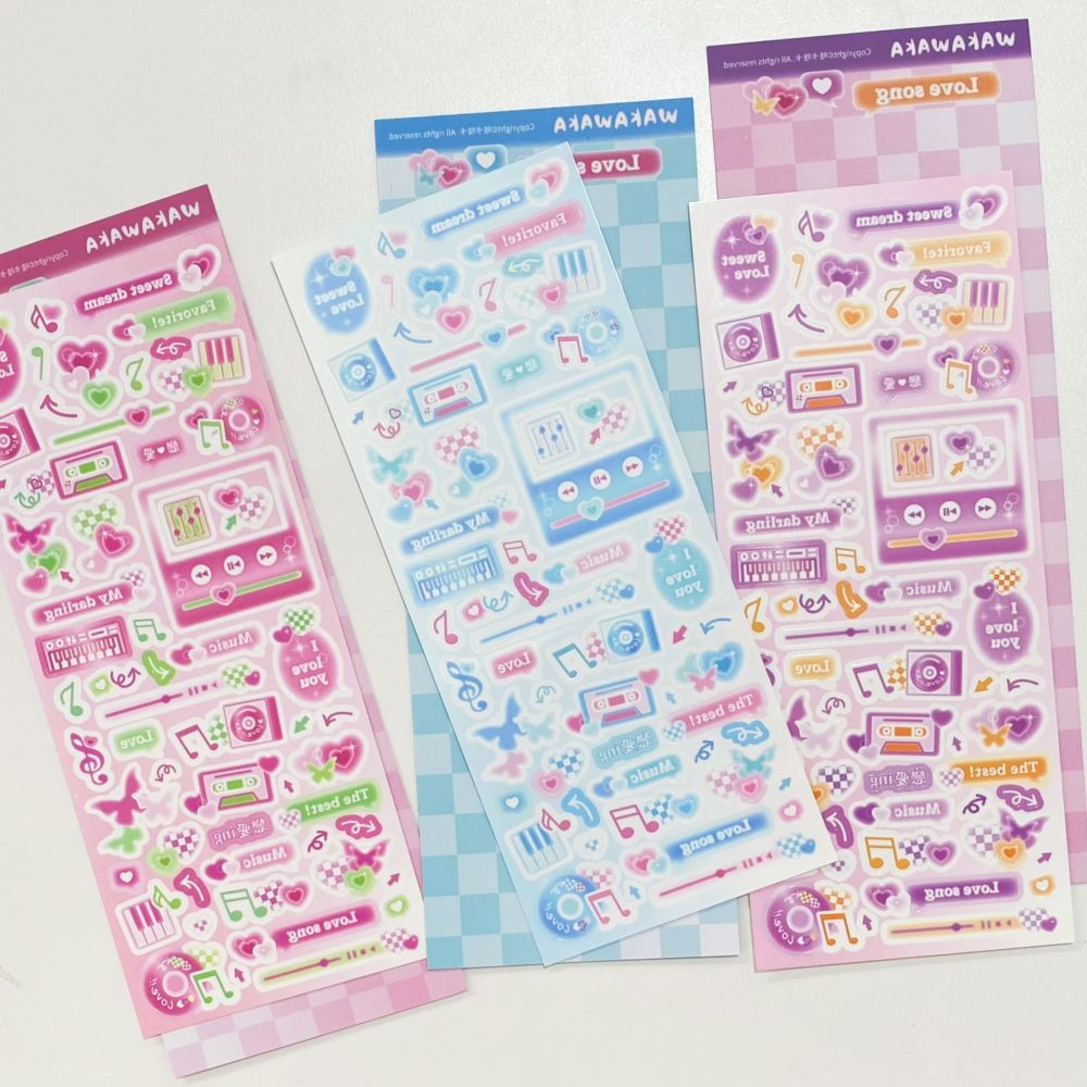 SCRAPBOOK Music Decorative STI - مراجعة Glitter Vinyl Roll وسعره