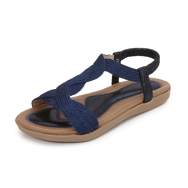 Ladies Summer Sandals Fashion  - مراجعة Sew On Rhinestone وسعره