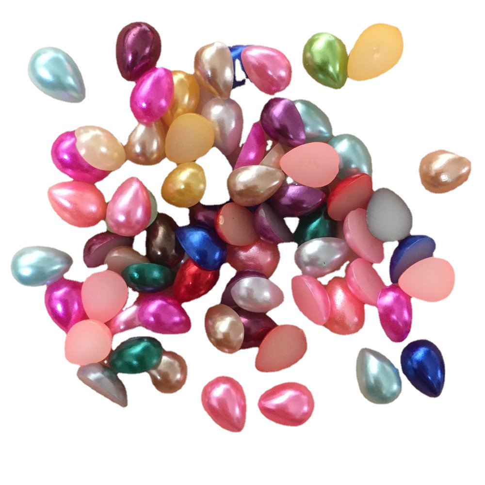200PCS Resin Cute Drop Pearl B - مراجعة Embellishment Glue Craft وسعره