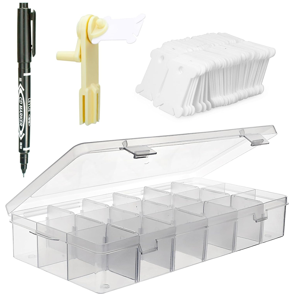 Embroidery Floss Organizer 18  - مراجعة Craft Embellishment Storage وسعره