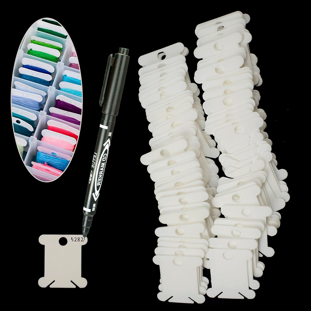 Embroidery Floss Organizer 18  - مراجعة Craft Embellishment Storage وسعره