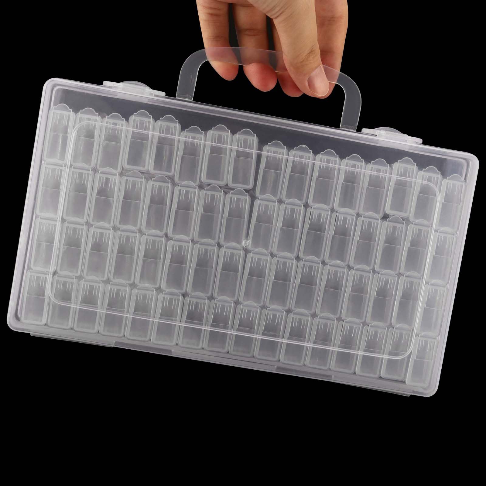 1/2/3/4Pack 64gird Diamond Pai - مراجعة Craft Embellishment Storage وسعره