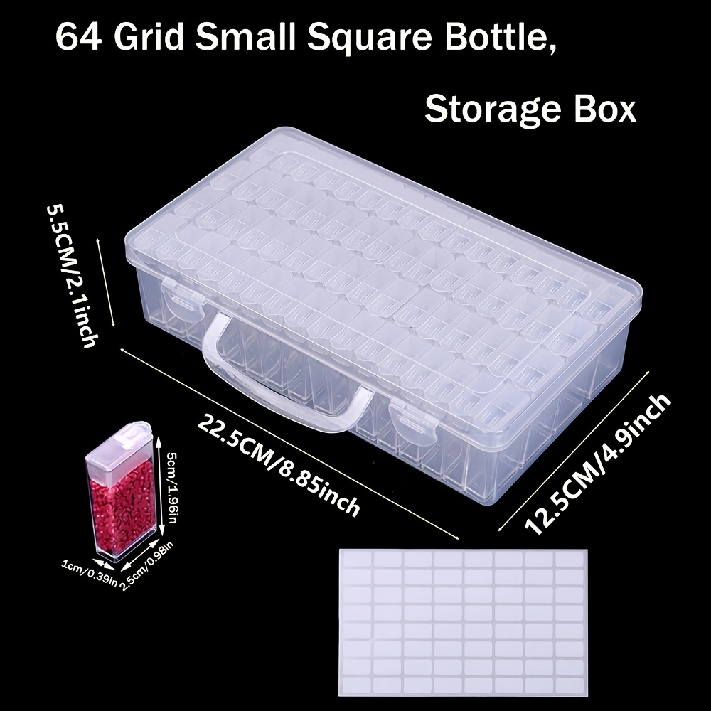 1/2/3/4Pack 64gird Diamond Pai - مراجعة Craft Embellishment Storage وسعره