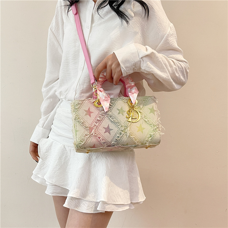 Y2K Women's New Denim Star Han - مراجعة Craft Embellishment Storage وسعره