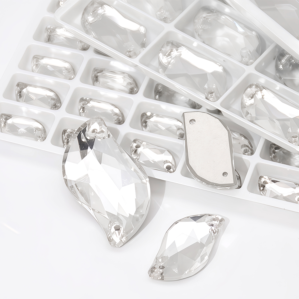 S Shape Sew On Rhinestone Crys - مراجعة Sew On Rhinestone وسعره