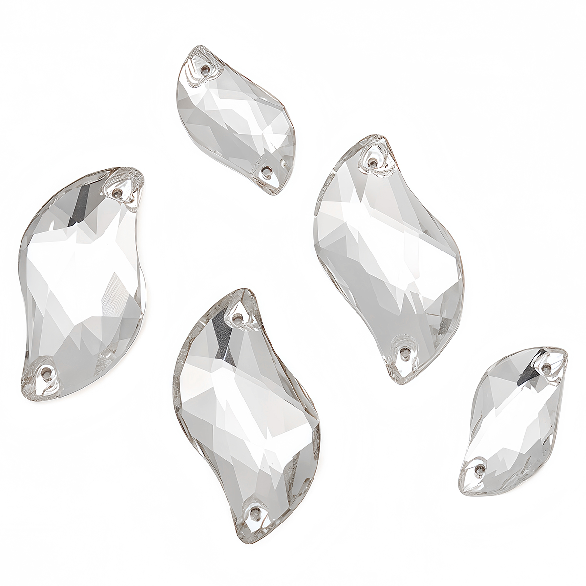 S Shape Sew On Rhinestone Crys - مراجعة Sew On Rhinestone وسعره