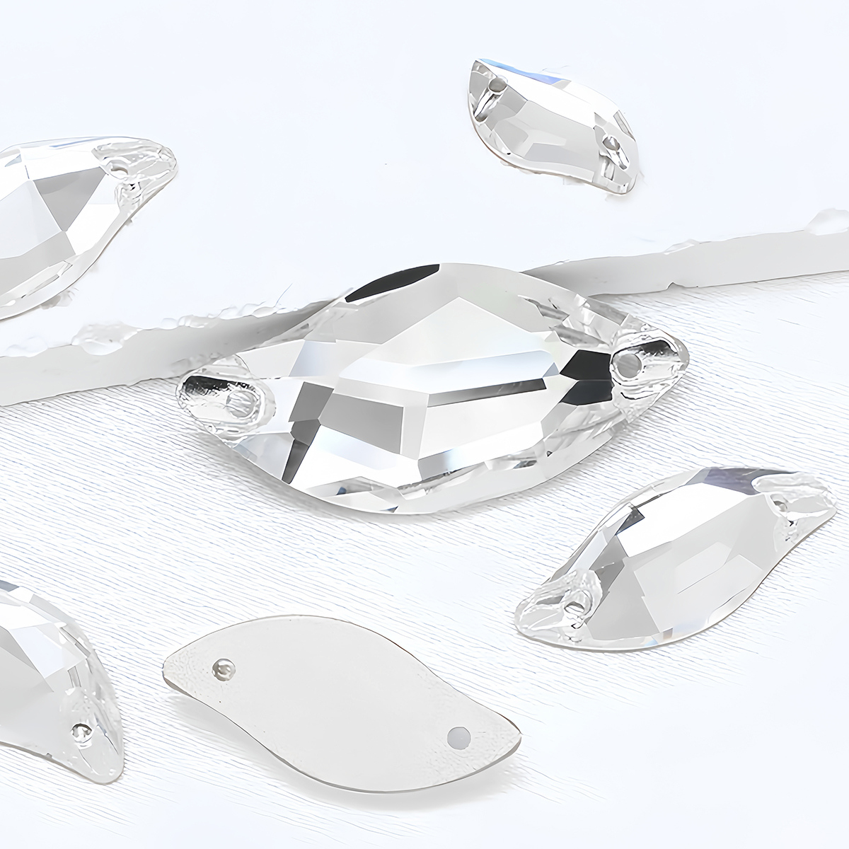 S Shape Sew On Rhinestone Crys - مراجعة Sew On Rhinestone وسعره