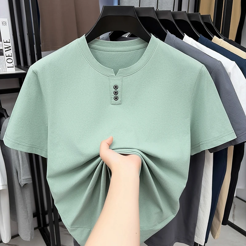 Mens Casual Henley Neck T Shir - مراجعة Embellish Knit وسعره