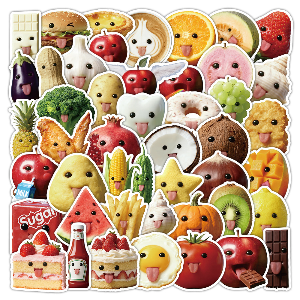 53 Pcs Abstract Art Style Food - مراجعة Craft Embellishment World وسعره