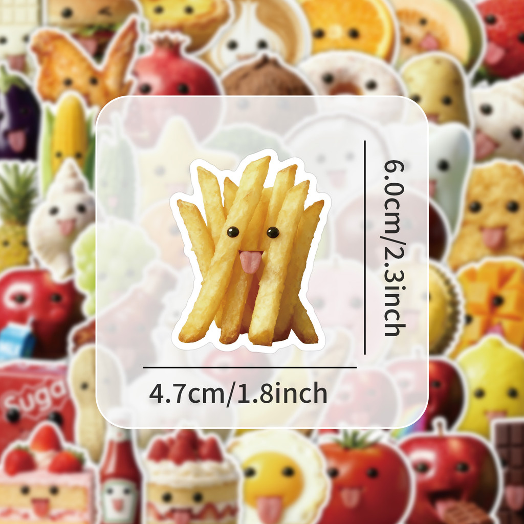 53 Pcs Abstract Art Style Food - مراجعة Craft Embellishment World وسعره