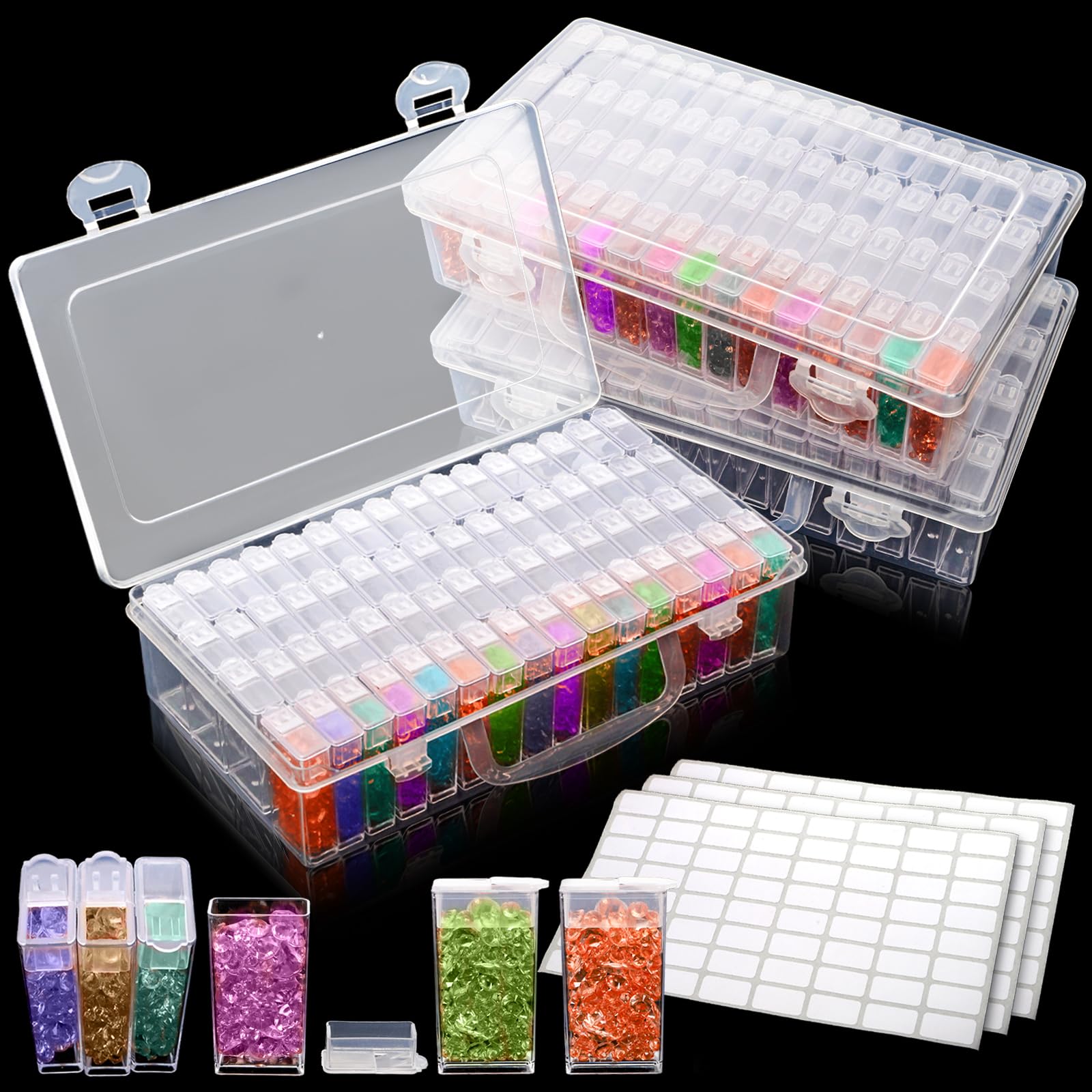 Diamond Art Storage Containers - مراجعة Craft Embellishment Storage وسعره