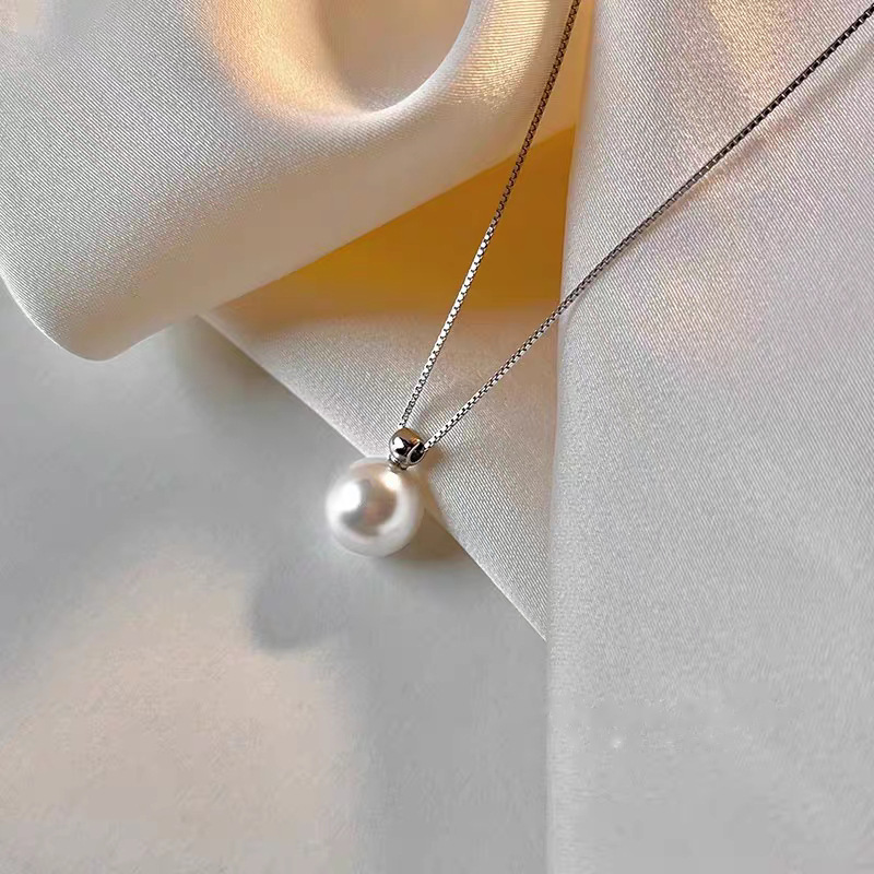 925 Sterling Silver 8mm Pearl  - مراجعة Pearl Trim Chain وسعره