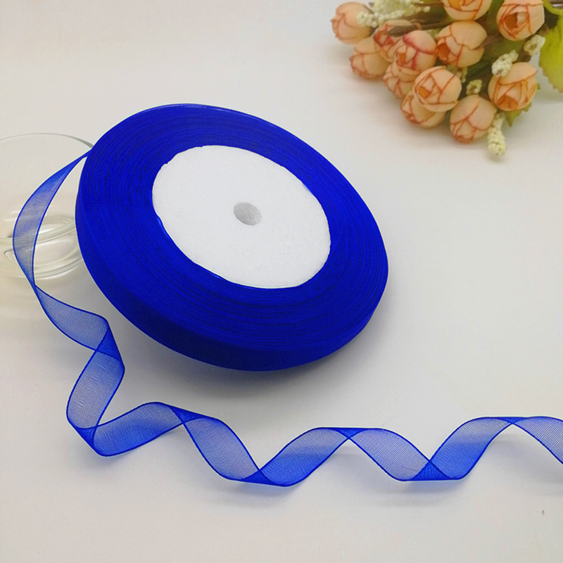 50 Yards 10/20/25mm Width Spoo - مراجعة Organza Ribbon Spool وسعره
