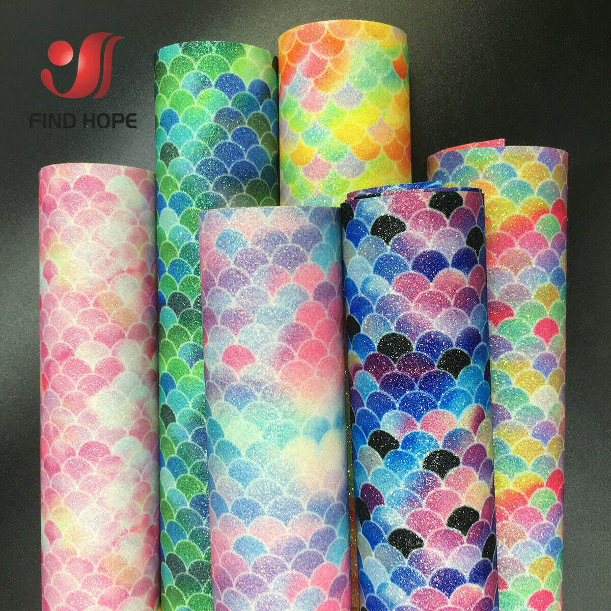 Mermaid Rainbow Iridescent Spa - مراجعة Glitter Vinyl Roll وسعره