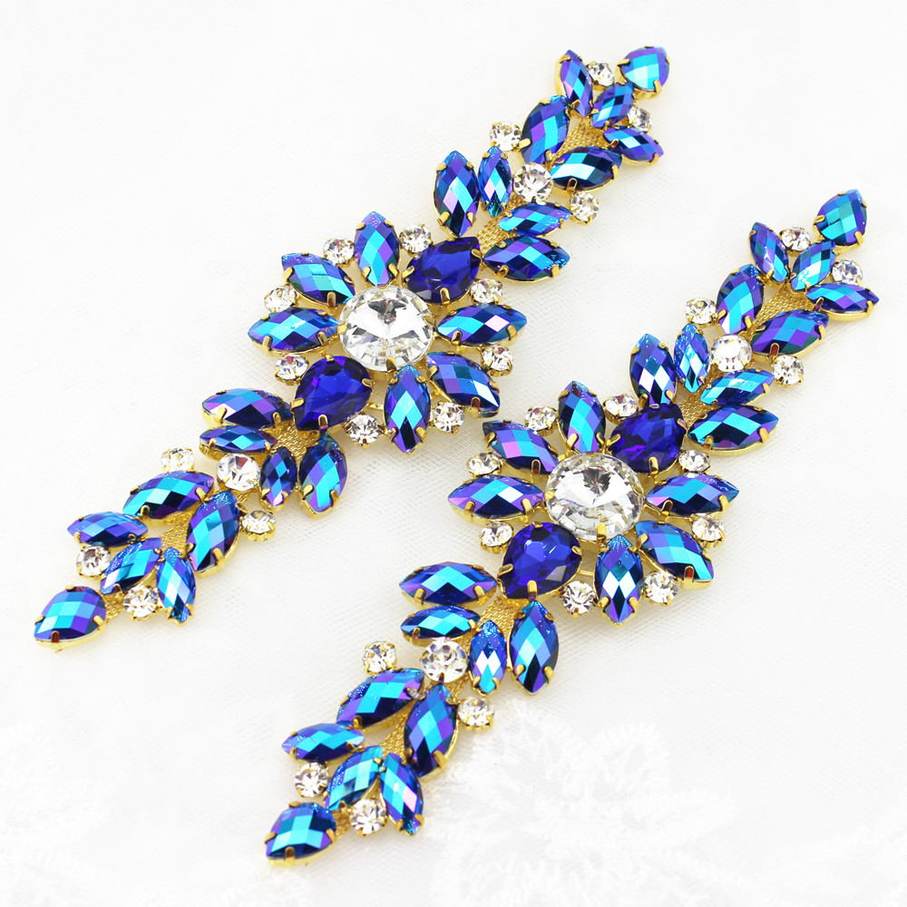 18.2X5.5cm AB sewing on Rhines - مراجعة Sew On Rhinestone وسعره