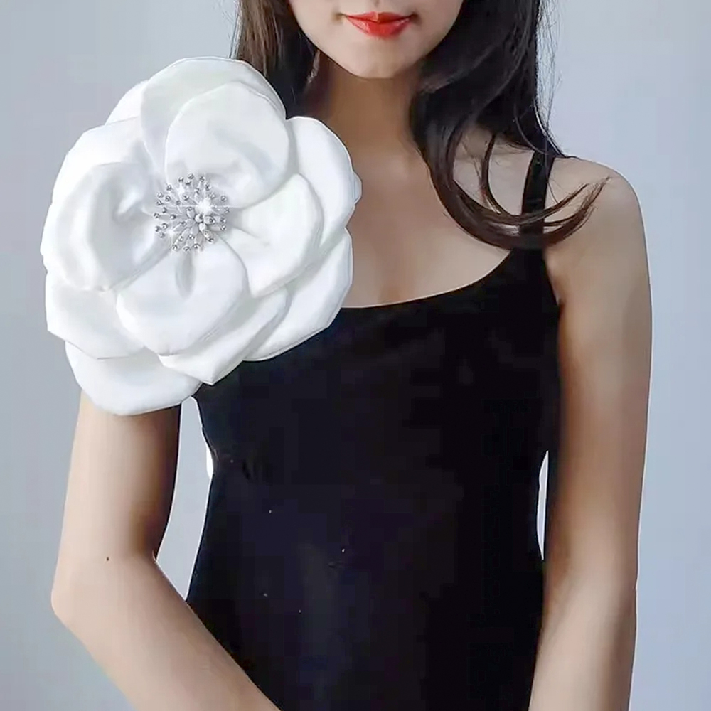 NEW 29cm 3D Big Flower Lace Pa - مراجعة Applique Patch Flower وسعره