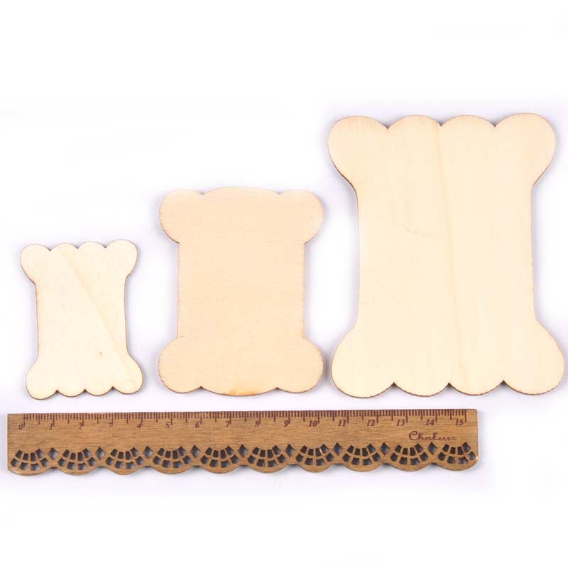 54/72/98mm Wooden Flat Bobbin  - مراجعة Organza Ribbon Spool وسعره