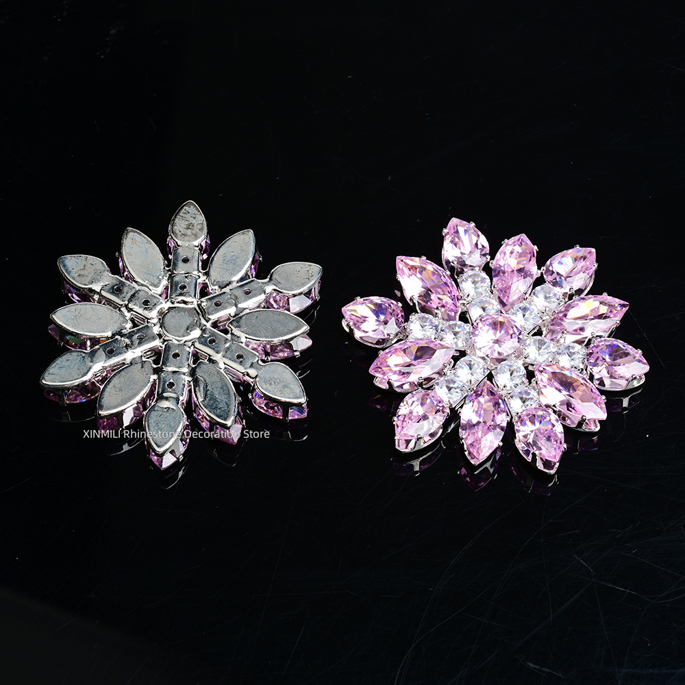 2Pcs Luxury Zircon Crystal Fla - مراجعة Embellishment Glue Craft وسعره