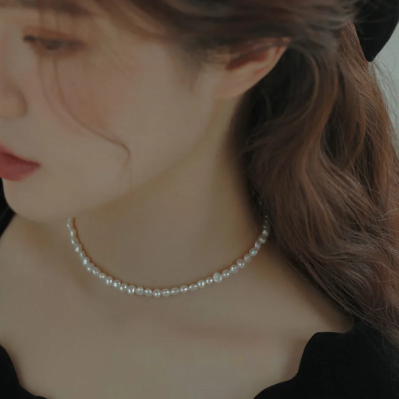 Hengsheng 4-5mm Baroque Freshw - مراجعة Pearl Trim Chain وسعره