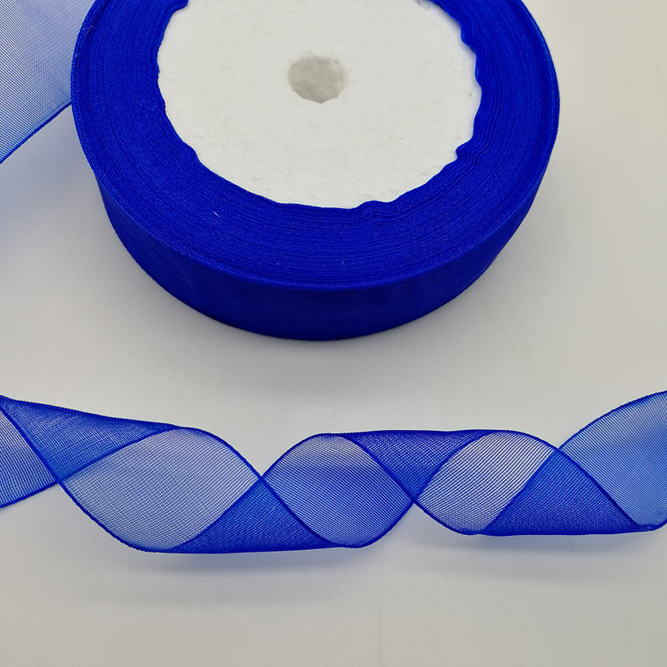 Hot 10mm 50Yards Spool Satin E - مراجعة Organza Ribbon Spool وسعره