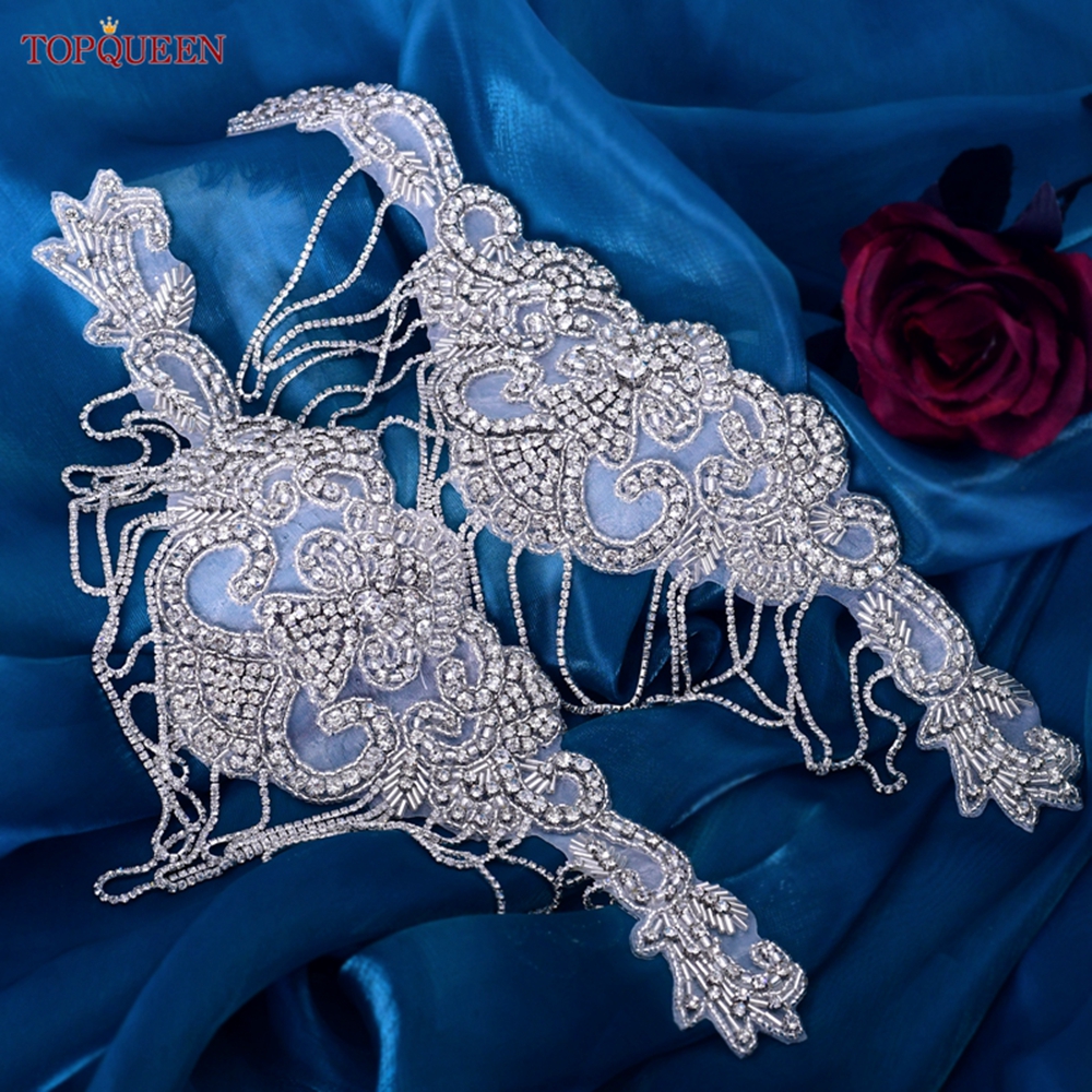 TOPQUEEN SP63 Bridal Tassels R - مراجعة Sew On Rhinestone وسعره