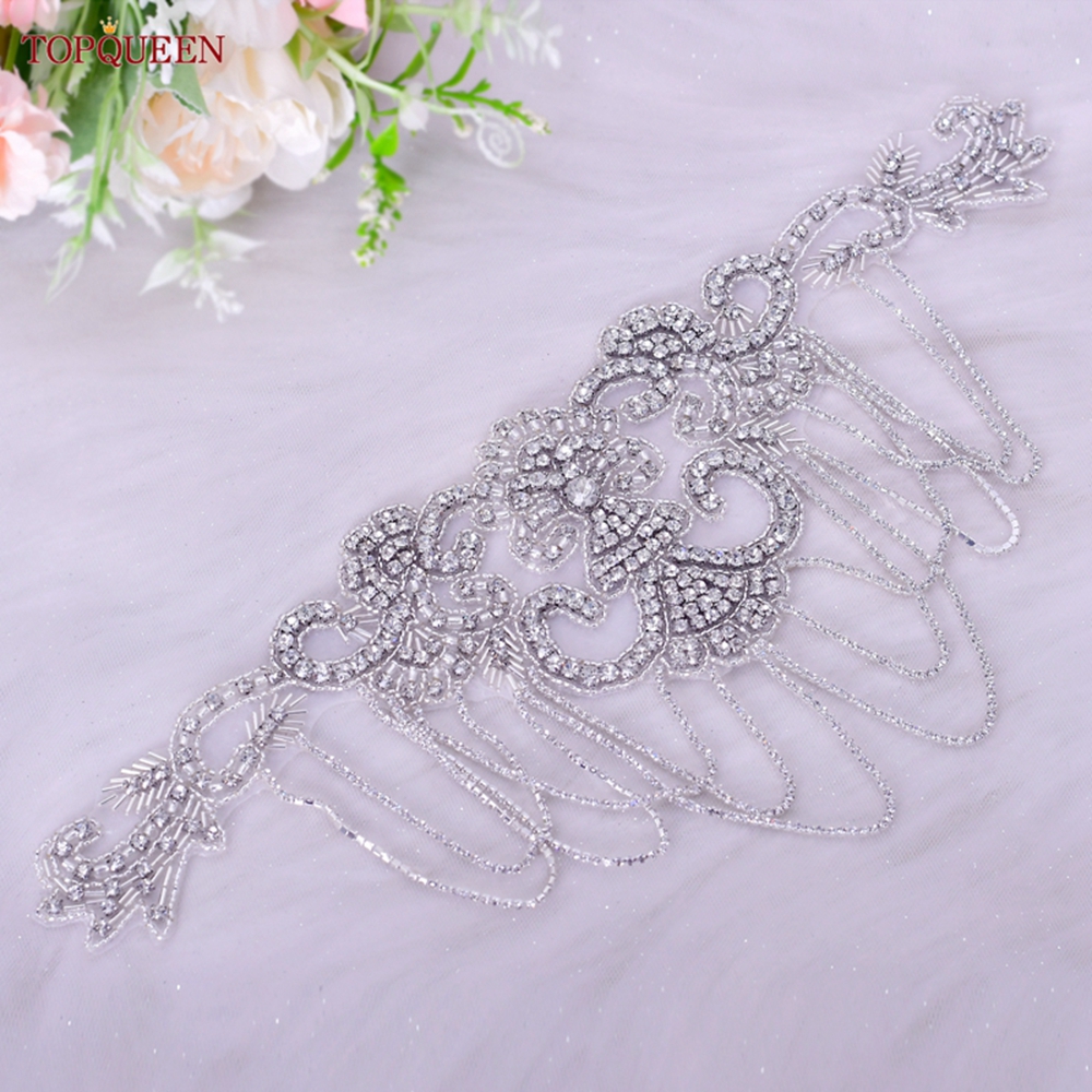 TOPQUEEN SP63 Bridal Tassels R - مراجعة Sew On Rhinestone وسعره
