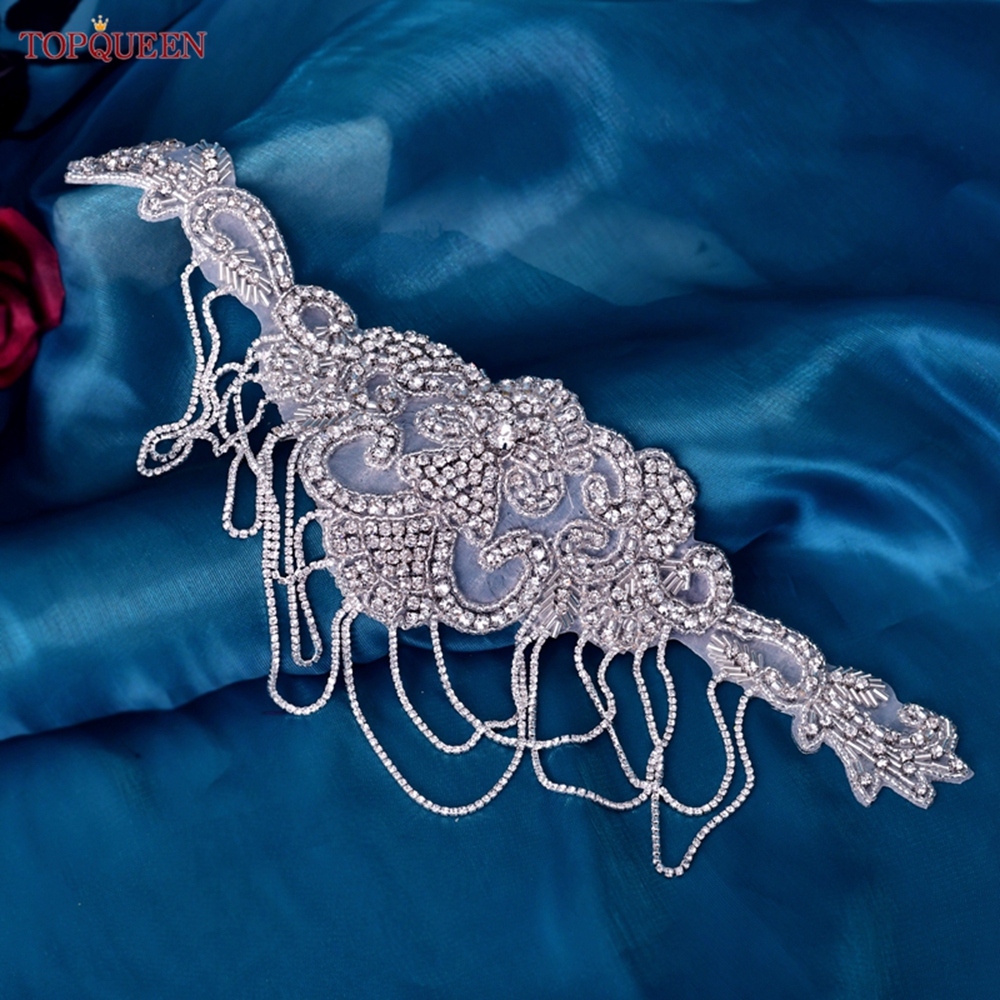 TOPQUEEN SP63 Bridal Tassels R - مراجعة Sew On Rhinestone وسعره