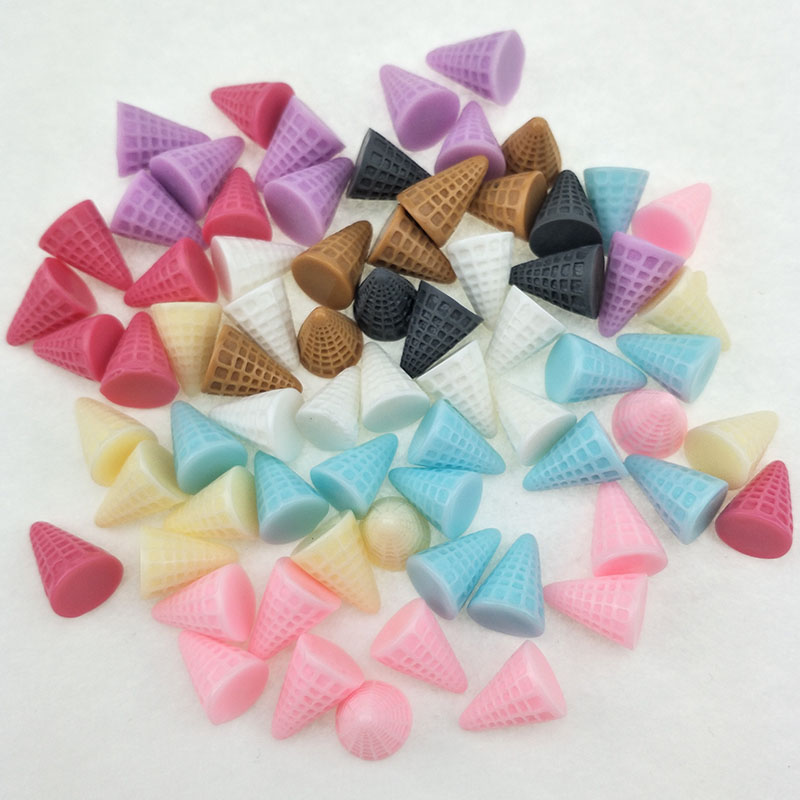 40pcs/lot 1.5*2cm Resin Ice cr - مراجعة Embellishment Glue Craft وسعره