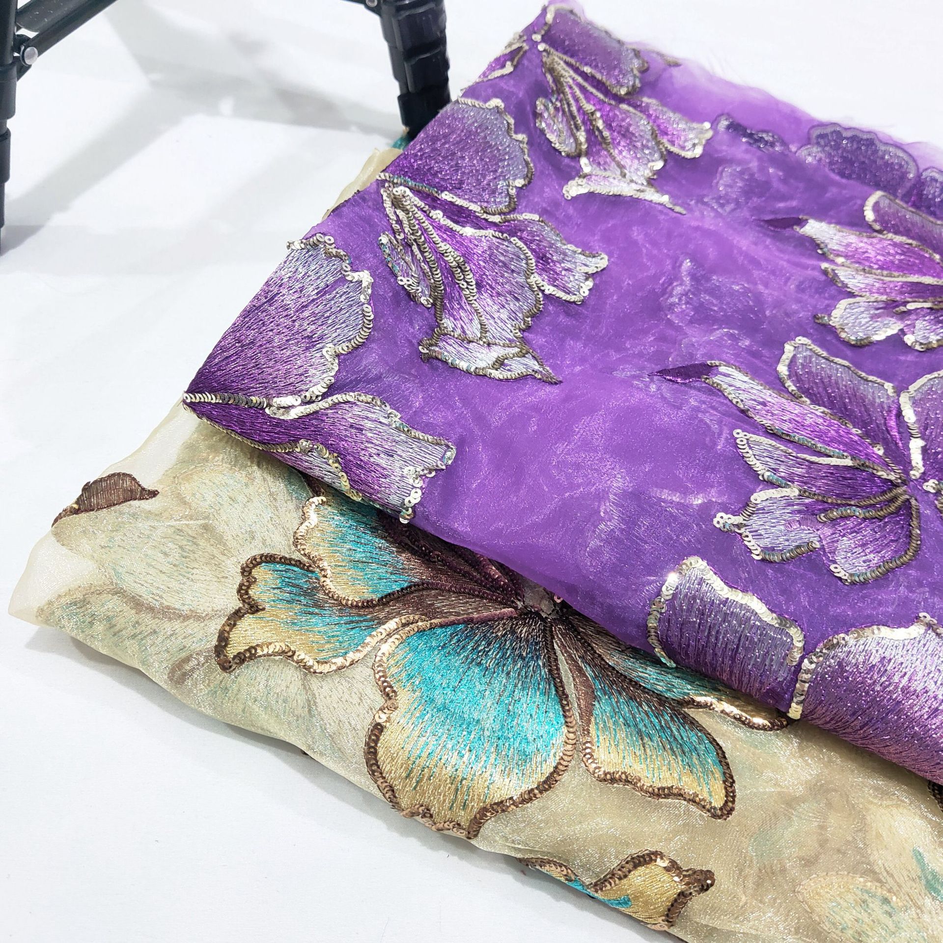 Organza Embroidery Applique Pa - مراجعة Craft Embellishment وسعره