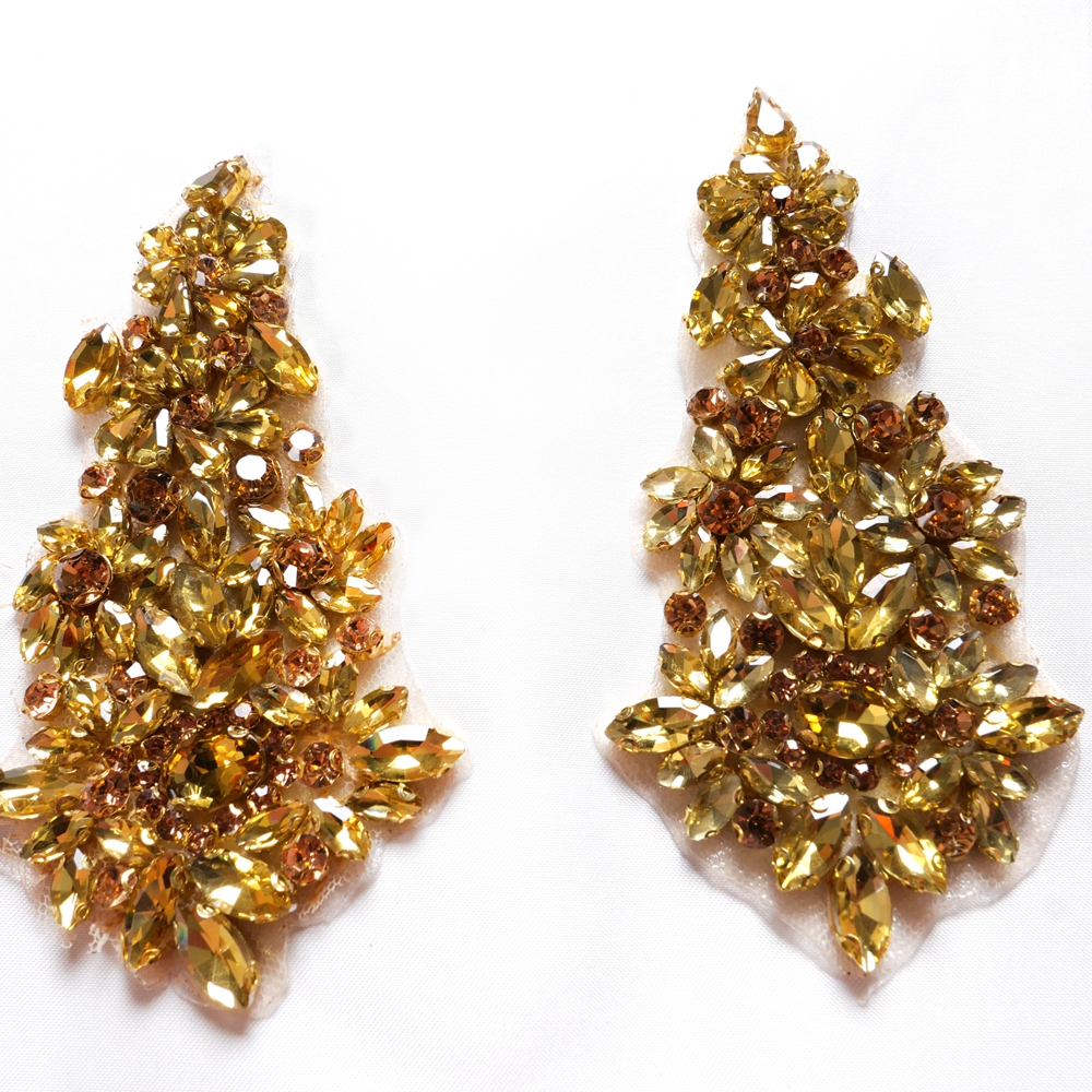 HelluyerDc gold,champgane,silv - مراجعة Sew On Rhinestone وسعره