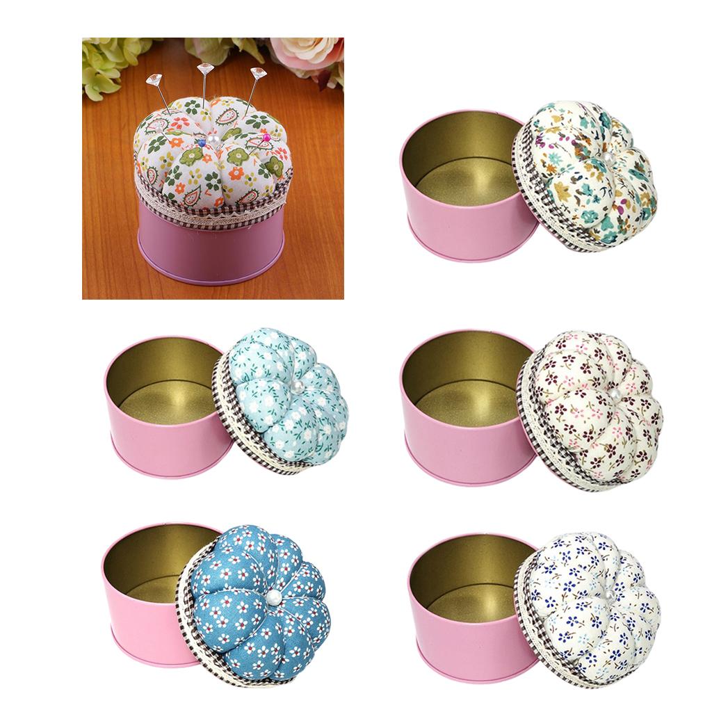 Cloth Pincushion with Storage  - مراجعة Craft Embellishment Storage وسعره