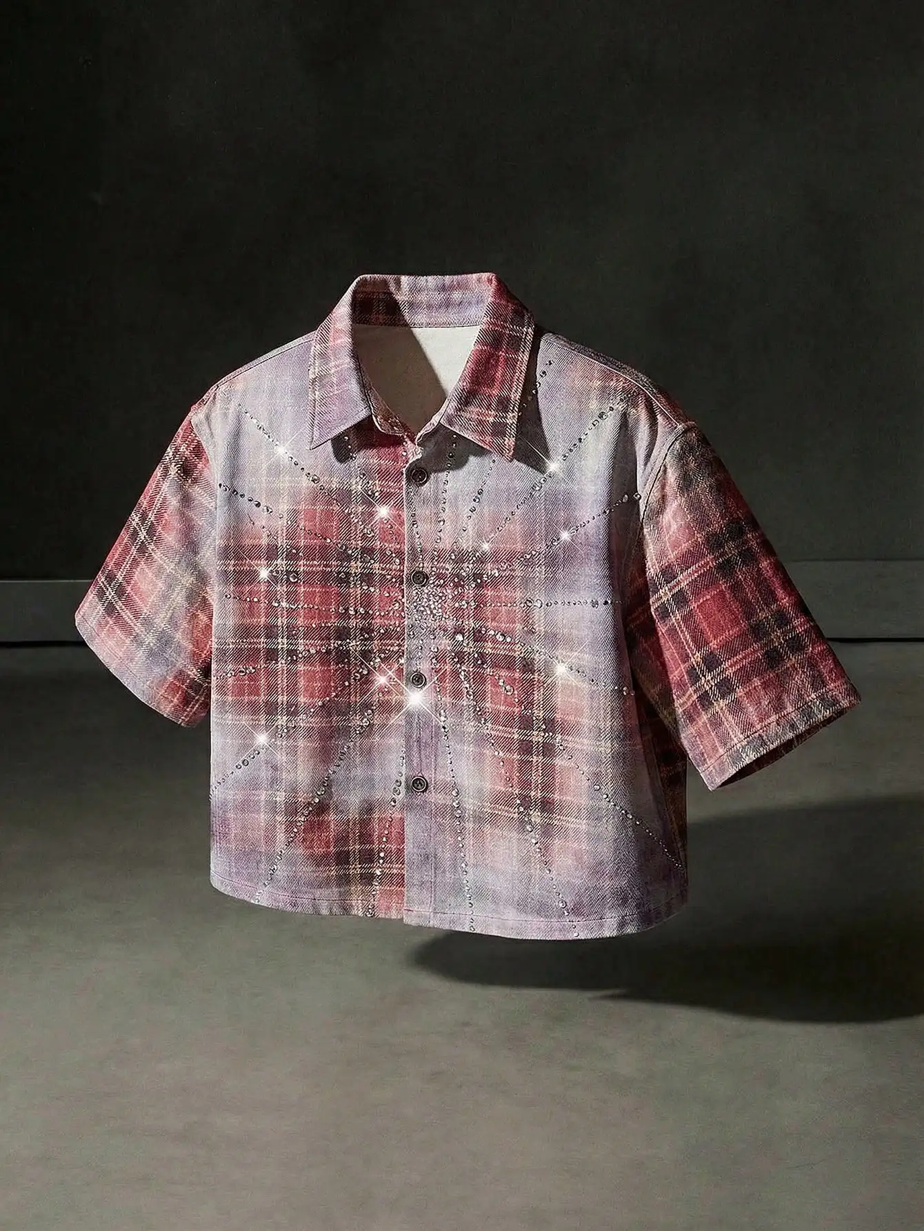 Mens Plaid Denim Shirt With Rh - مراجعة Embellish Knit وسعره