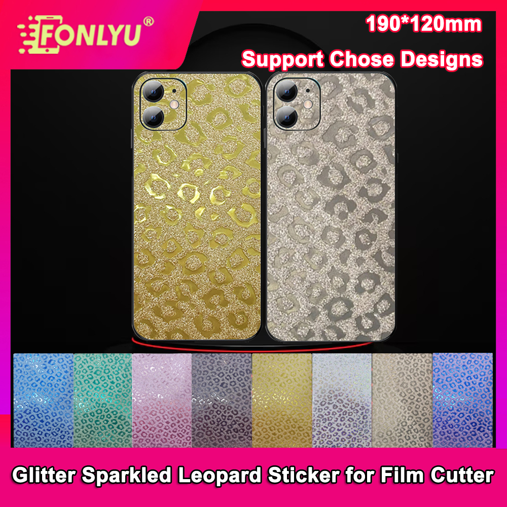 FONLYU Leopard Glitter Shiny B - مراجعة Glitter Vinyl Roll وسعره