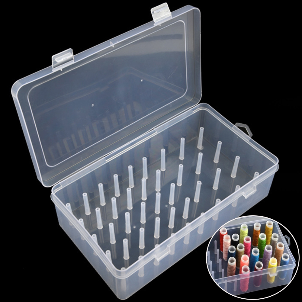 New Sewing Thread Box 42 Piece - مراجعة Craft Embellishment Storage وسعره