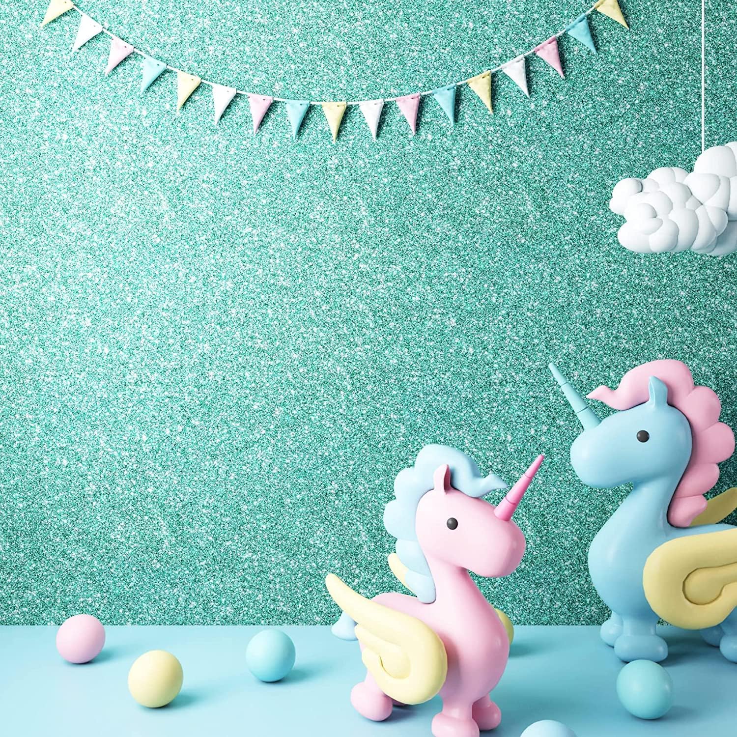 Sparkly Glitter Shiny Fabric S - مراجعة Glitter Vinyl Roll وسعره