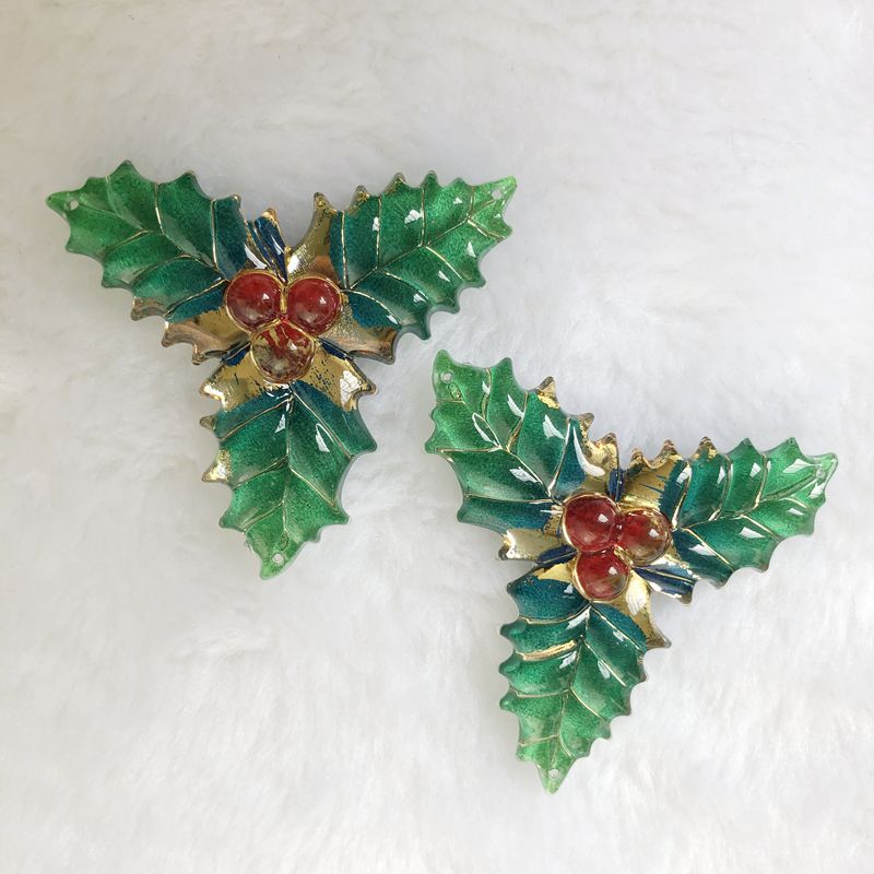 8PCS 40x41mm Resin Christmas L - مراجعة Embellishment Glue Craft وسعره