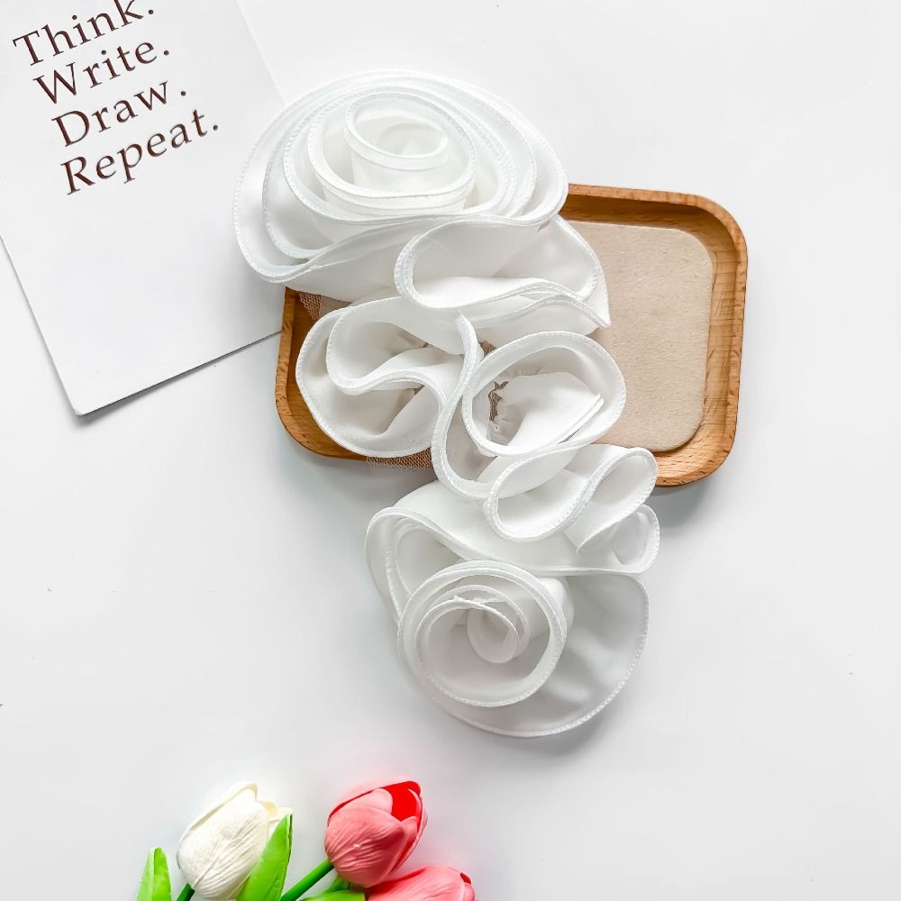 New DIY 3D Floral Decoration S - مراجعة Applique Patch Flower وسعره