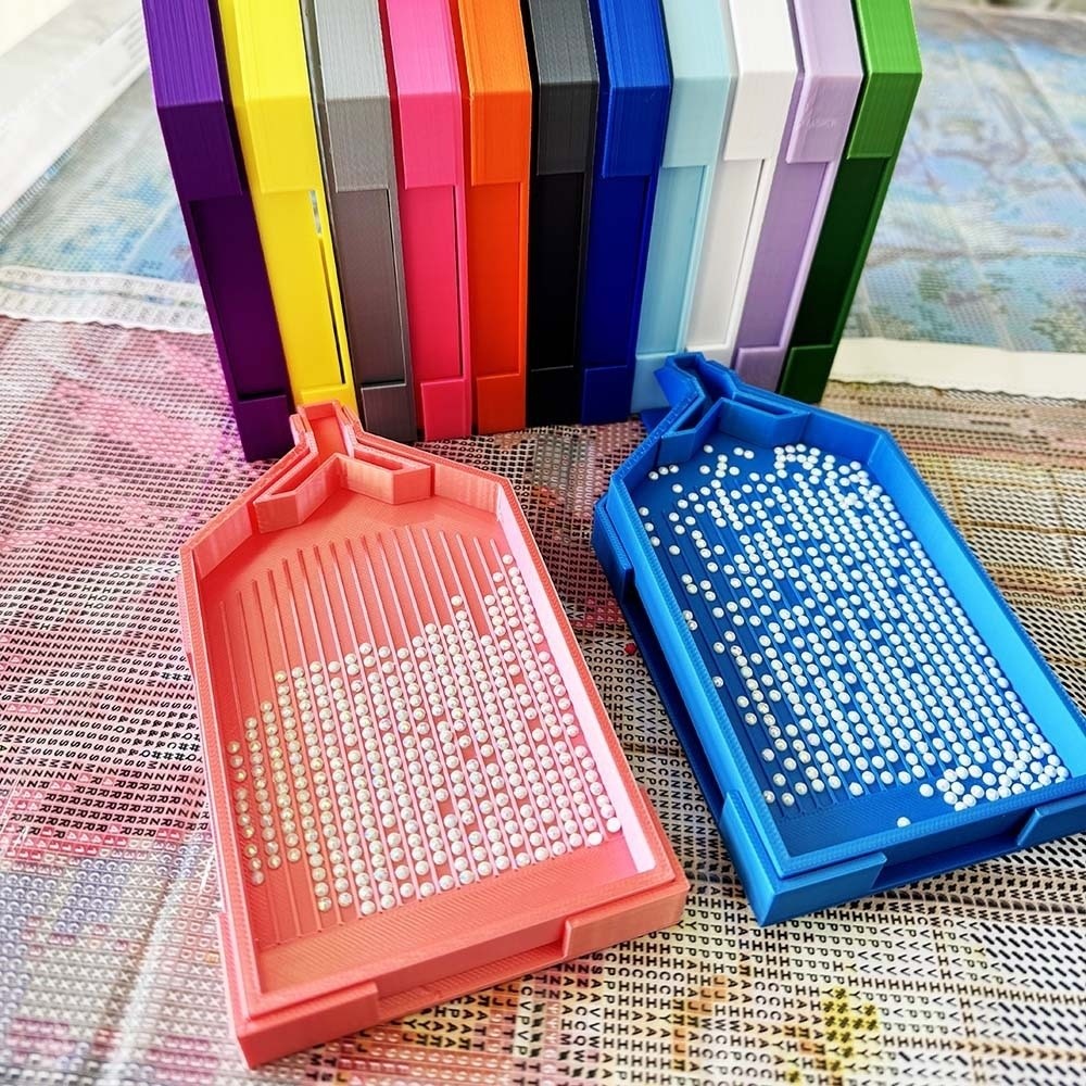 DIY Craft Large Diamond Painti - مراجعة Craft Embellishment Storage وسعره