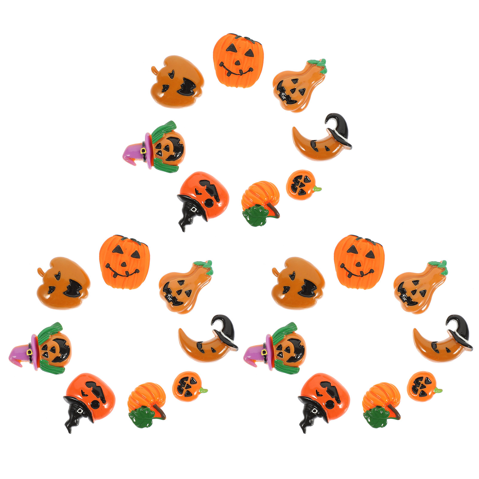 24Pcs Small Pumpkin Charms Hal - مراجعة Craft Embellishments وسعره