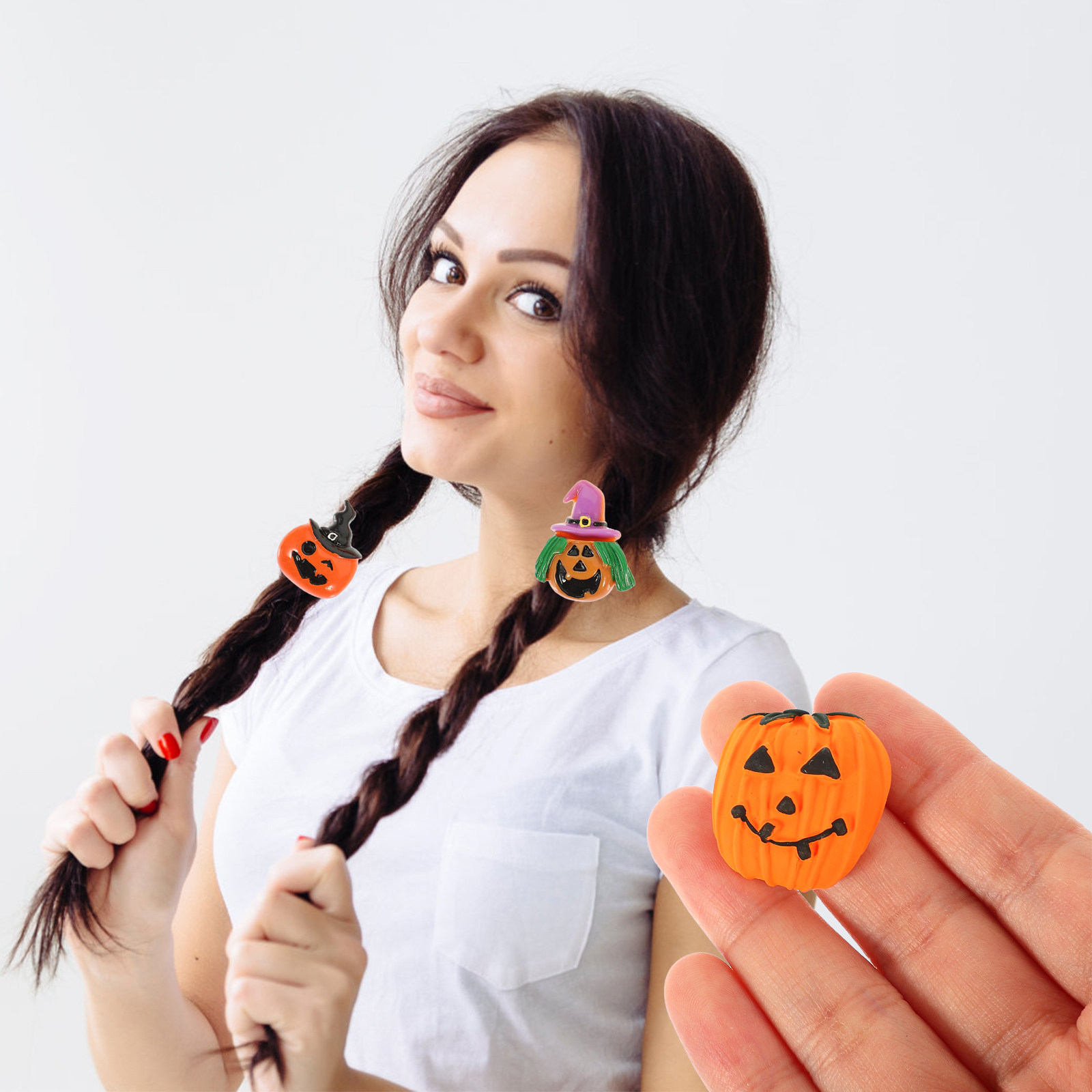 24Pcs Small Pumpkin Charms Hal - مراجعة Craft Embellishments وسعره