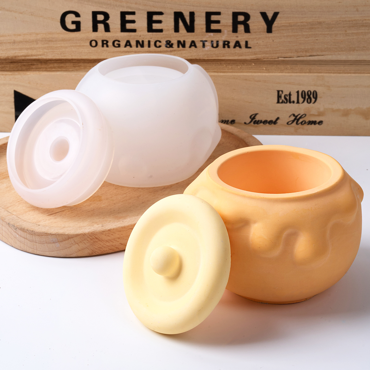 3D Honey Candle Jar Silicone M - مراجعة Craft Embellishment Storage وسعره