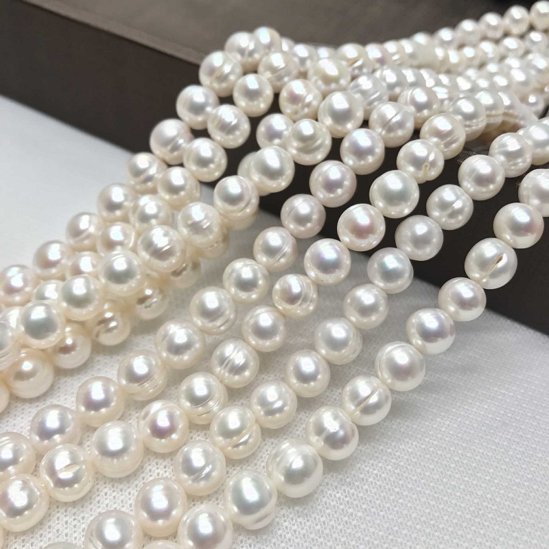 8-9mm Natural Freshwater Pearl - مراجعة Pearl Trim Chain وسعره
