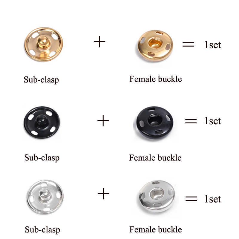 10/50 Set 8-10mm Metal Sew-on  - مراجعة Iron On Stud Set وسعره